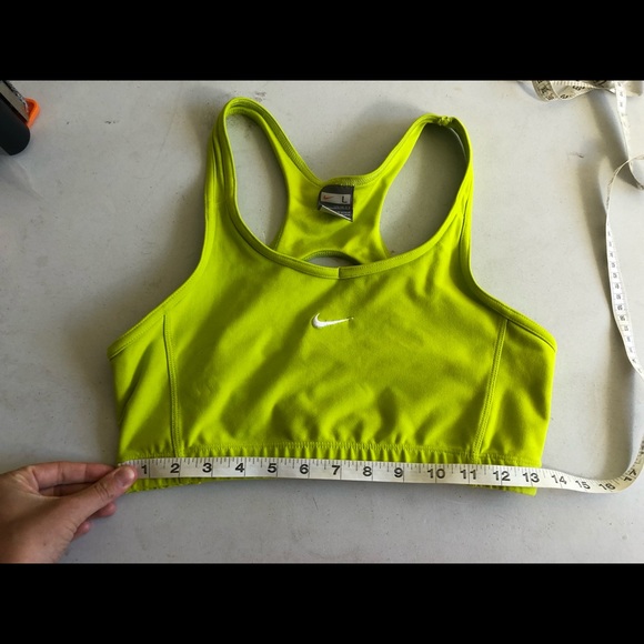 Vintage Nike lime Green Sports bra - Picture 5 of 6
